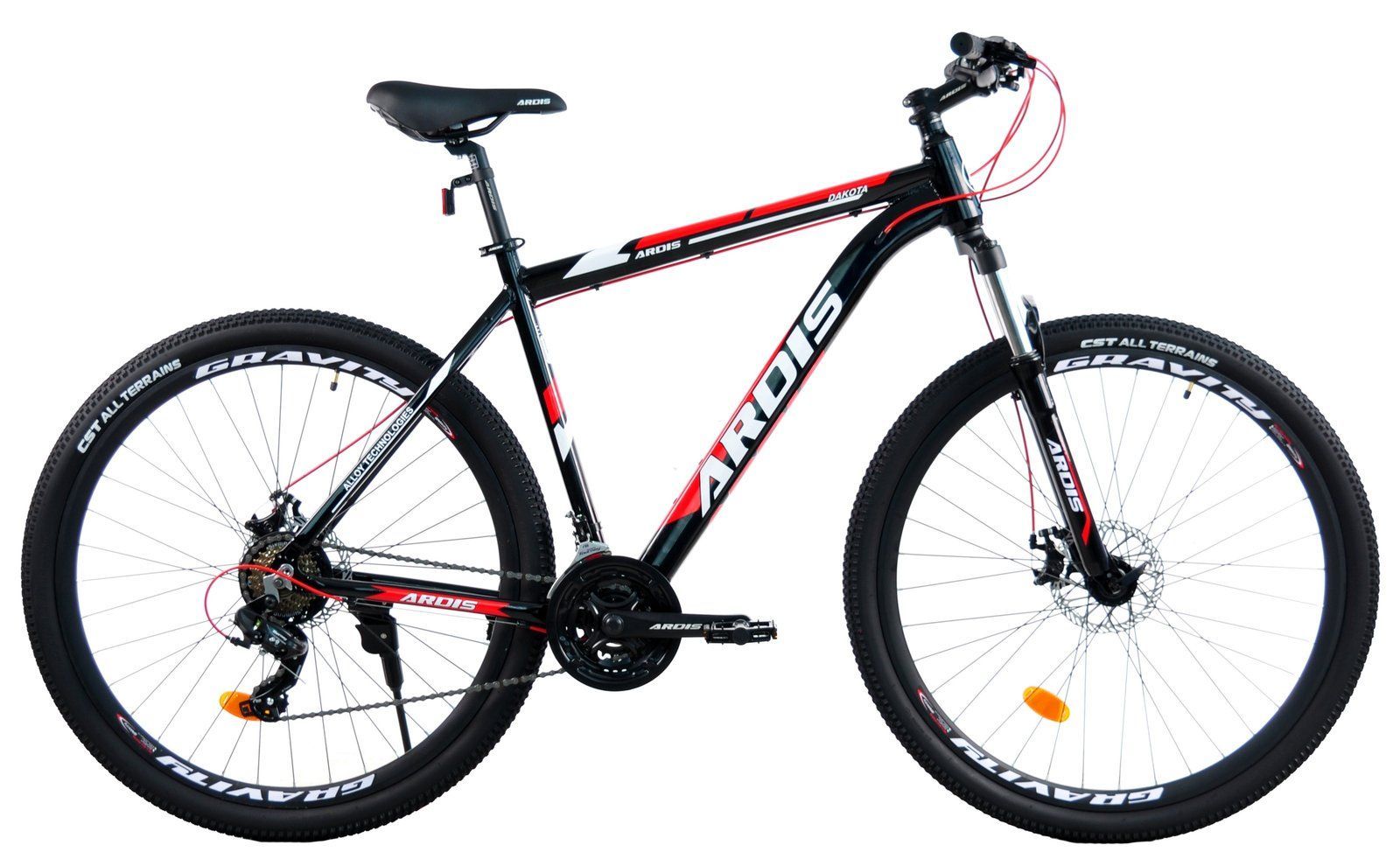 Гірський Велосипед Ardis Dacota 29" 19" чорно-червоний + Подарунковий Набір