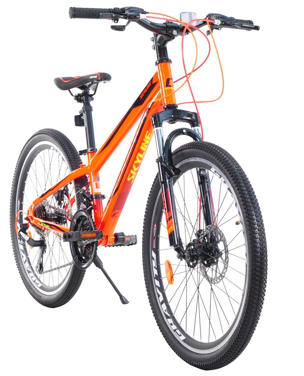Велосипед Crossride Skyline 2.0 24" 11" 2025 оранжевий
