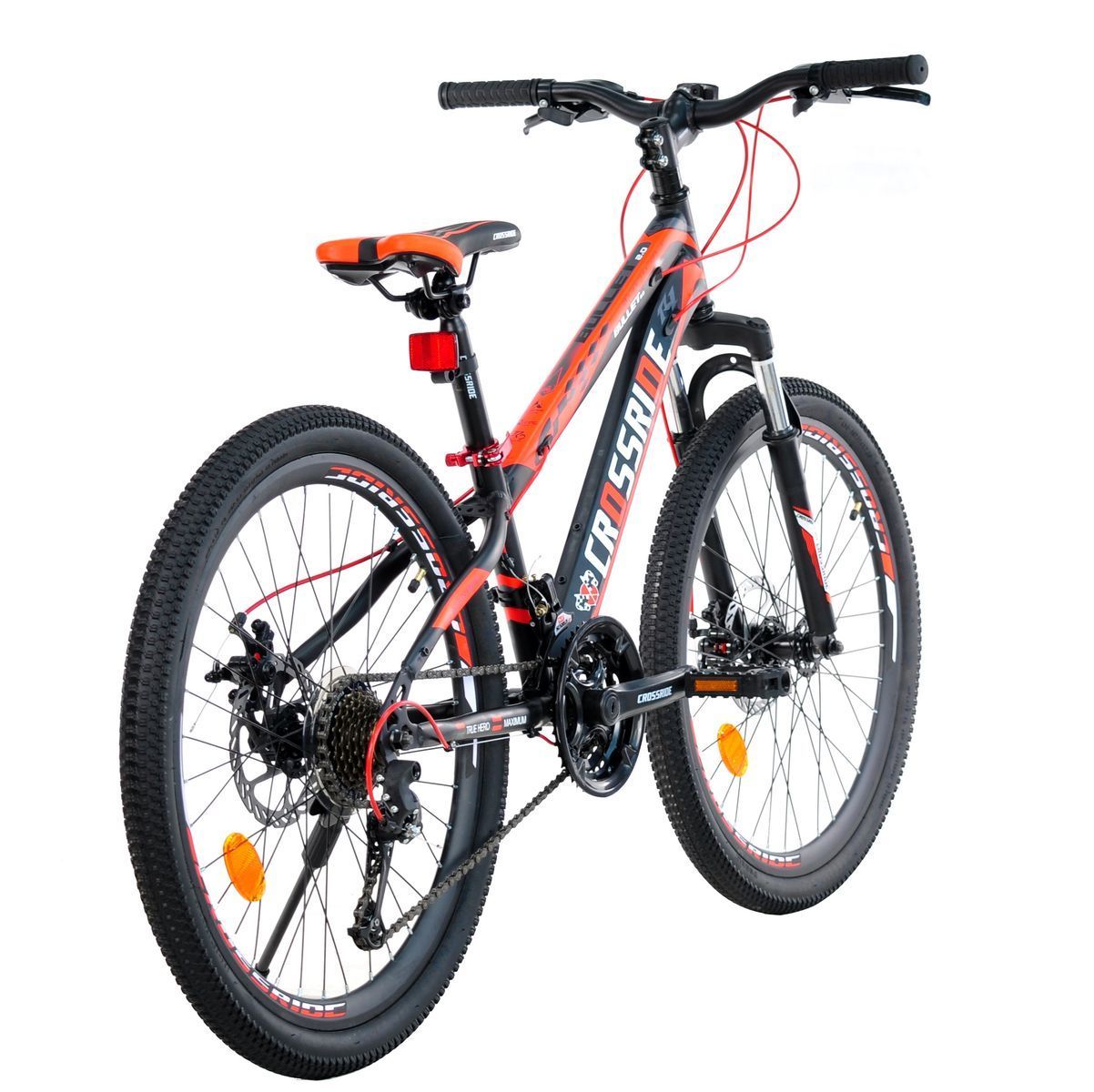 Велосипед Crossride Bullet 2.0 24" 11" червоний + подарунок