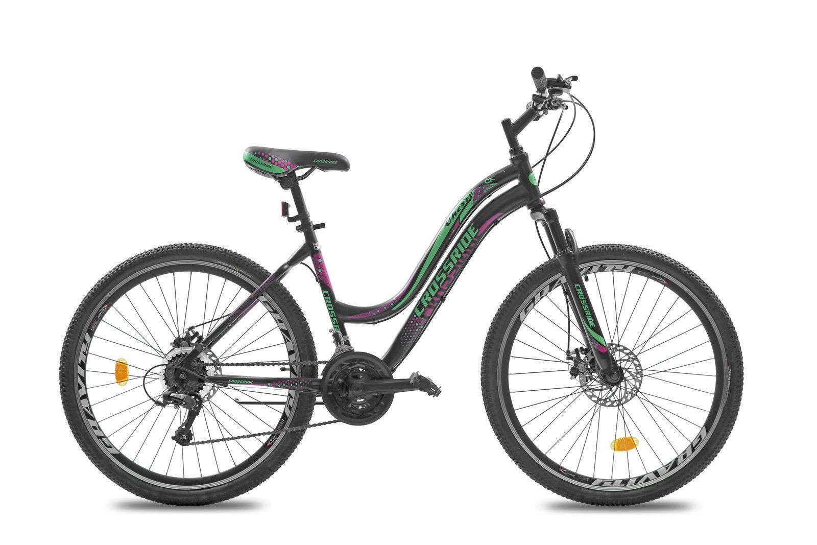 Гірський велосипед Crossride Cherry 26" 2025 чорний
