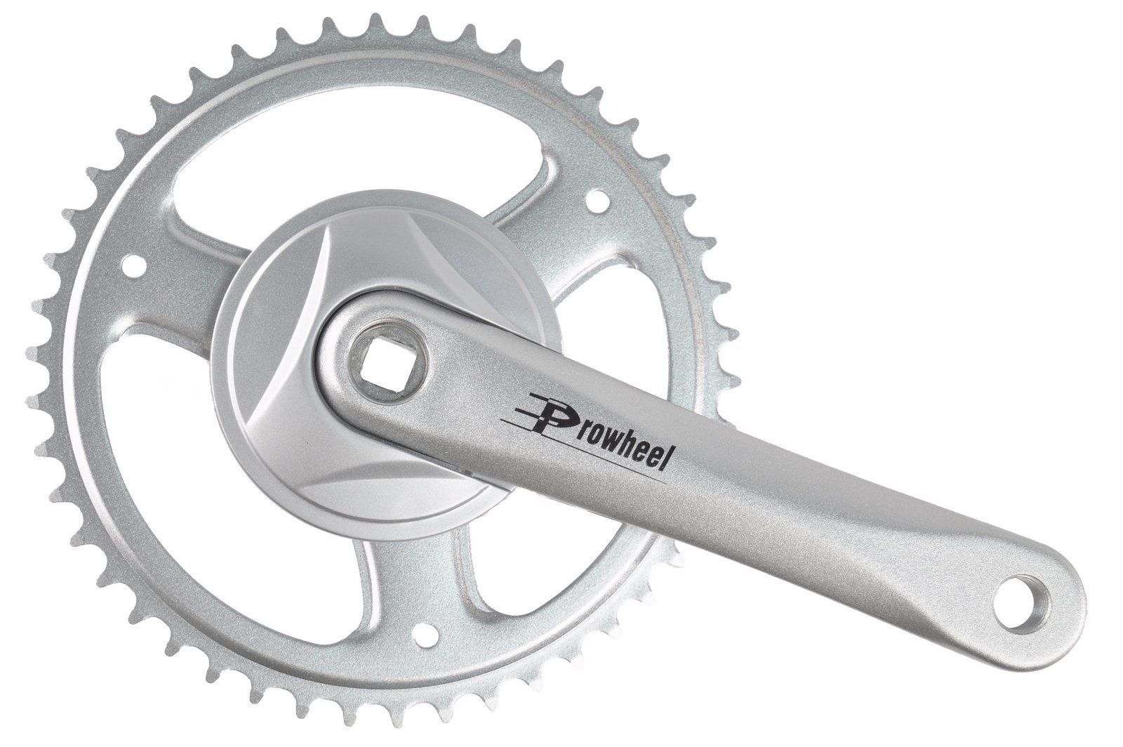 Комплект Шатунів Prowheel AL 46Тх170мм, PRA-11C сріблий