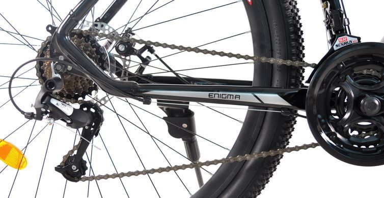 Гірський велосипед Crossride Enigma ECO 29" 2026 чорно-червоний + Подарунковий Набір