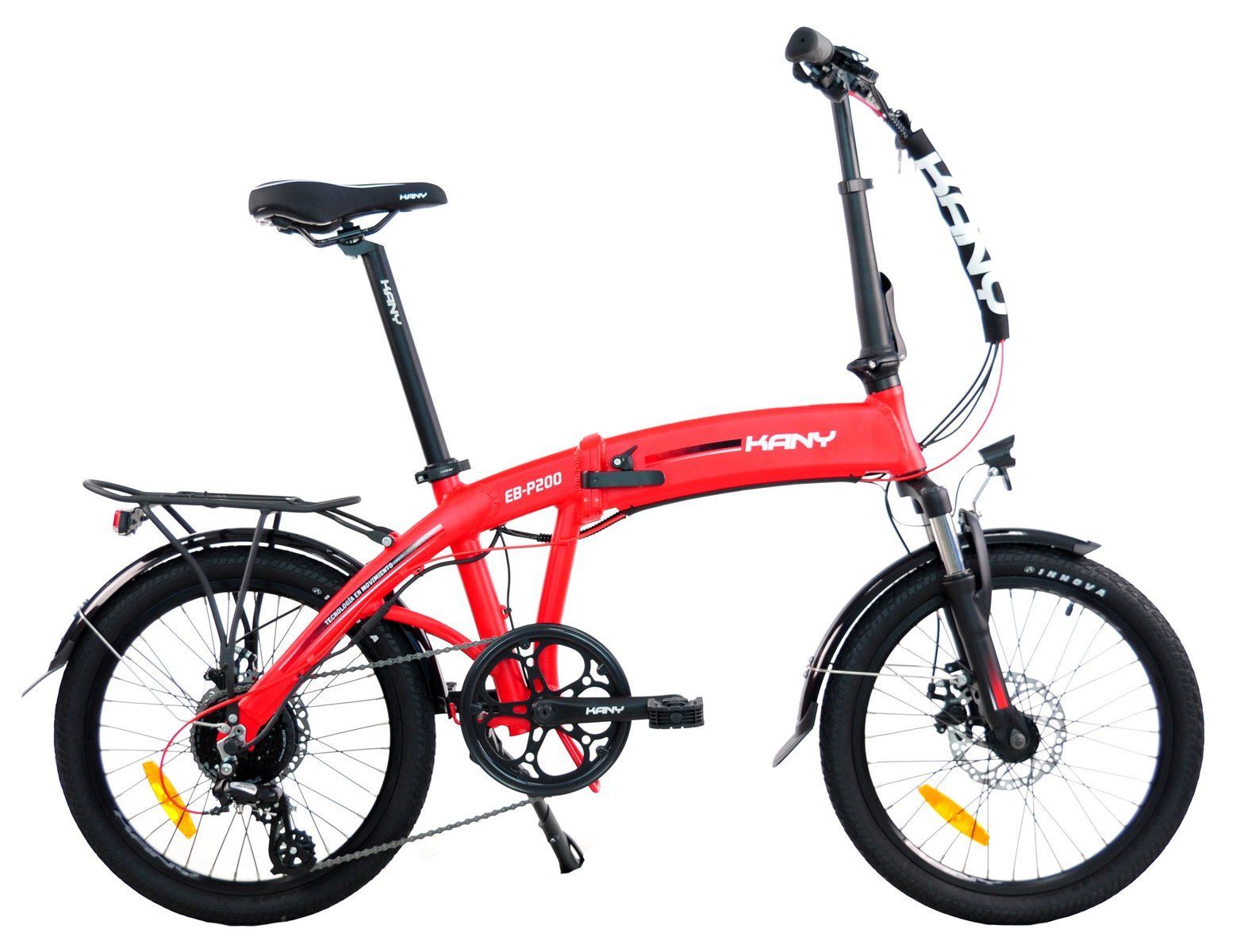 Електровелосипед складний Kany 20" FLD AL 250W червоний