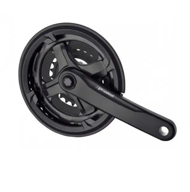 Комплект Шатунів Prowheel AL 42/34/24Tx170мм, TA-CN68, чорний, (порошк фарб.)