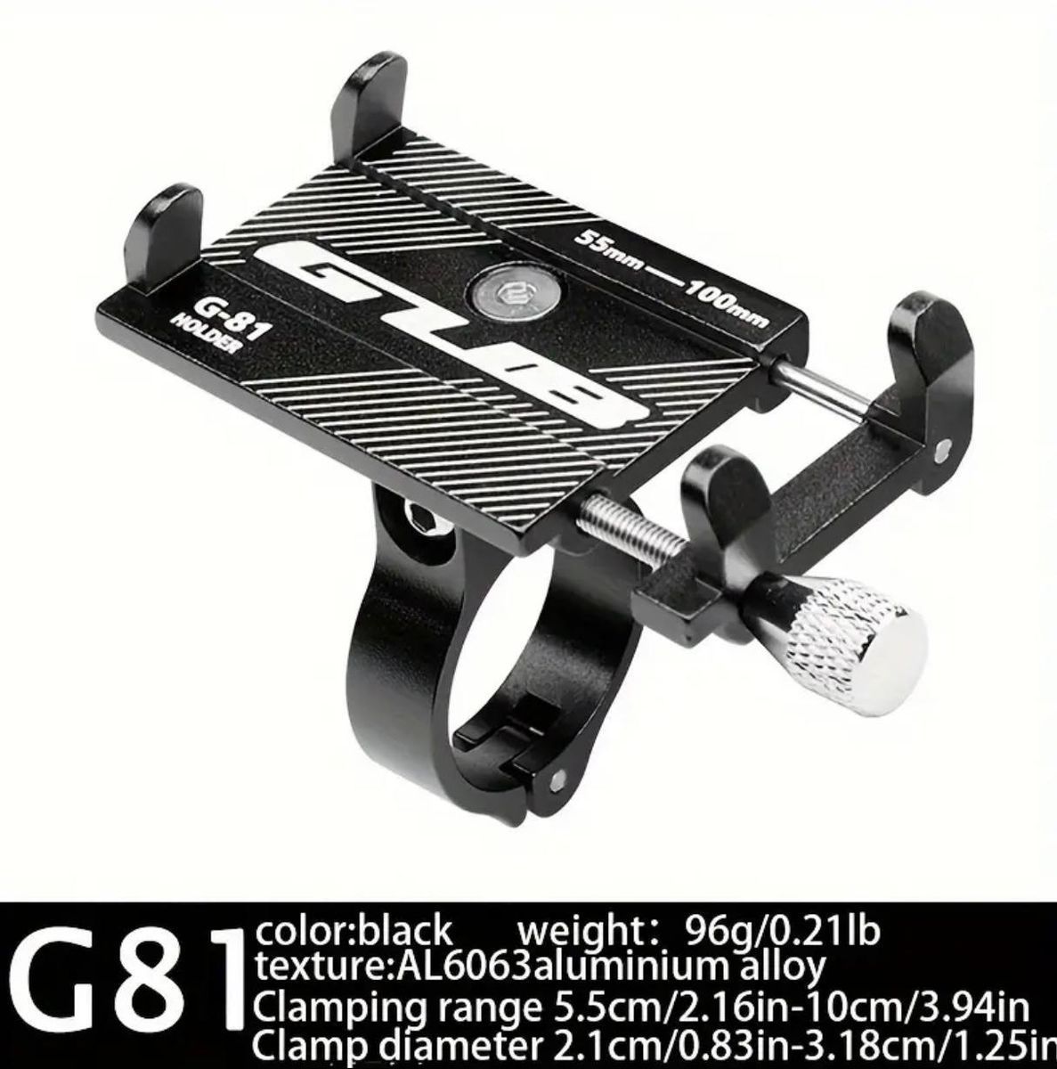 Тримач Телефона GUB G81 3,5-6,2" AL на руль/винос