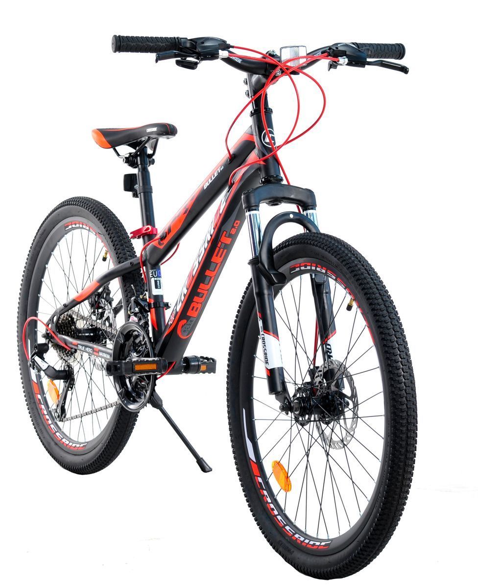 Велосипед Crossride Bullet 2.0 24" 13" червоний + подарунок
