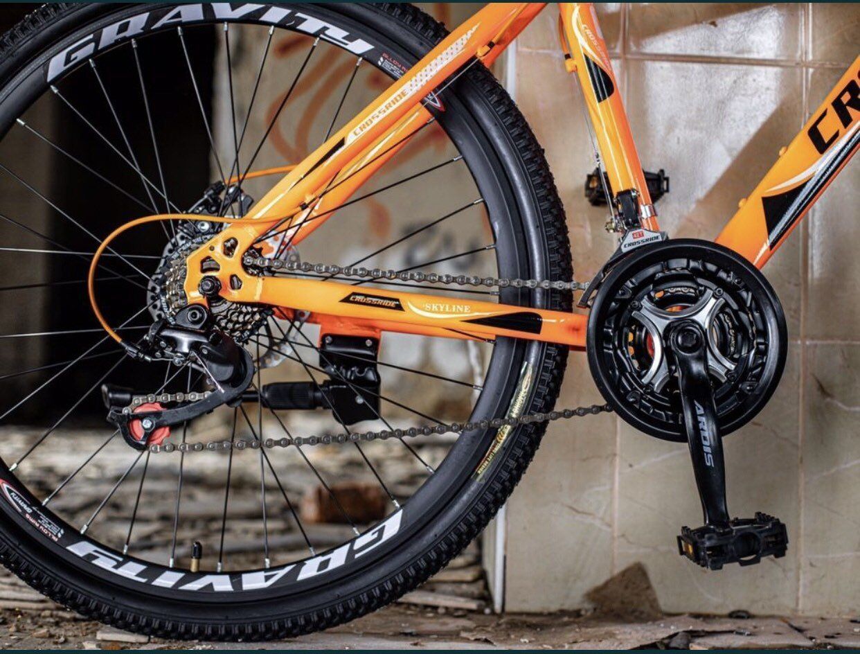 Горный велосипед Crossride Skyline 26" 2025 Оранжевый