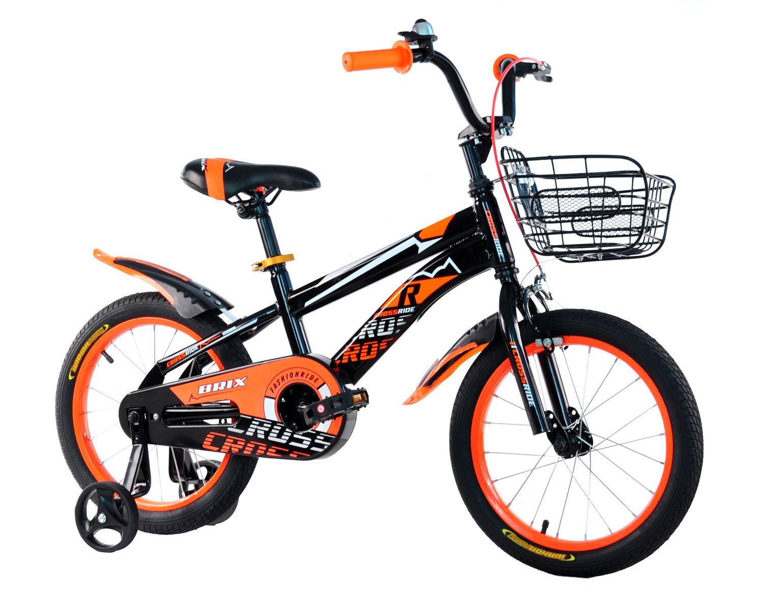 Велосипед Crossride Brix 16" 2026 помаранчевий