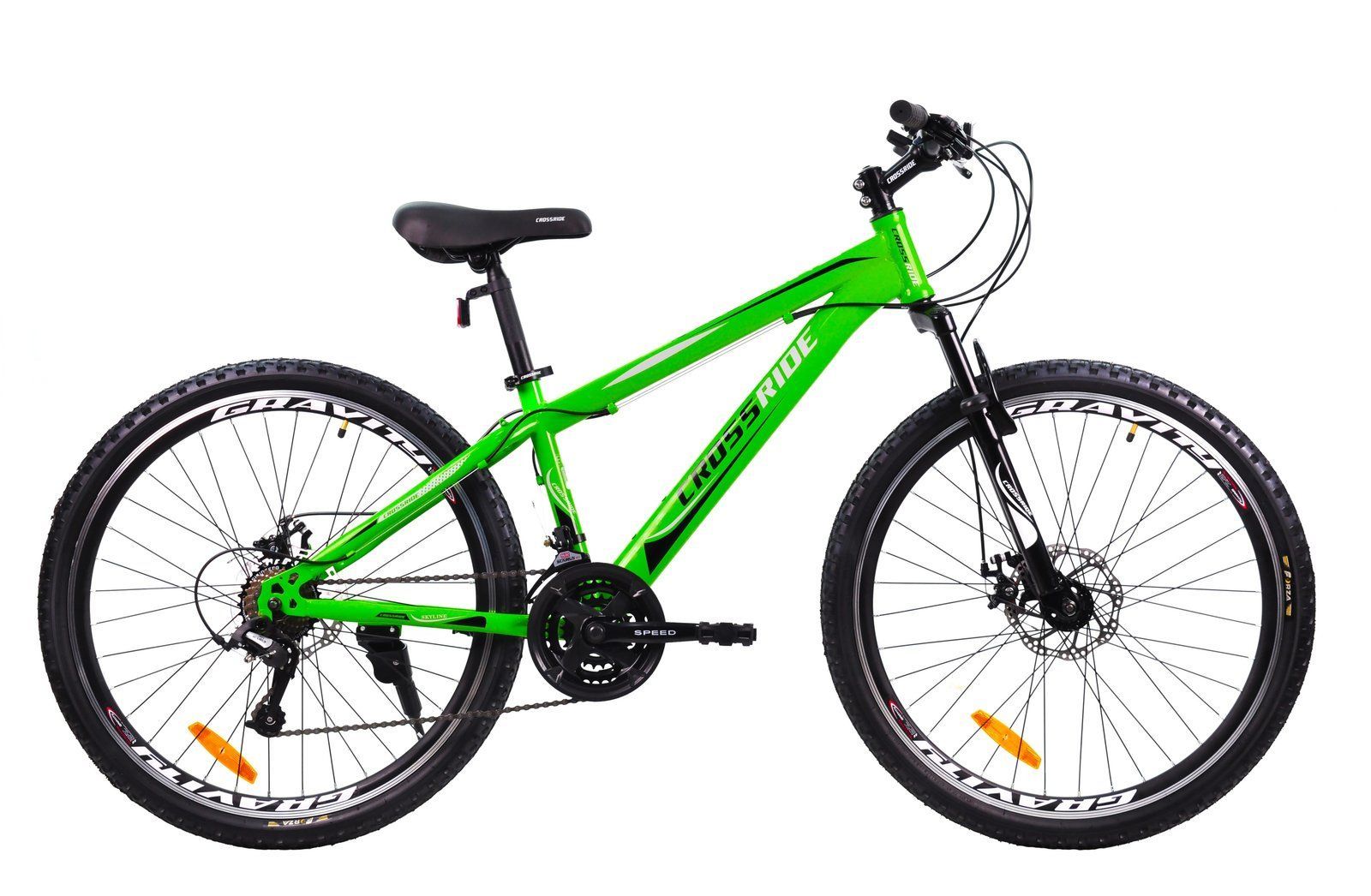 Горный велосипед Crossride Skyline 26" 2025 Салатовый