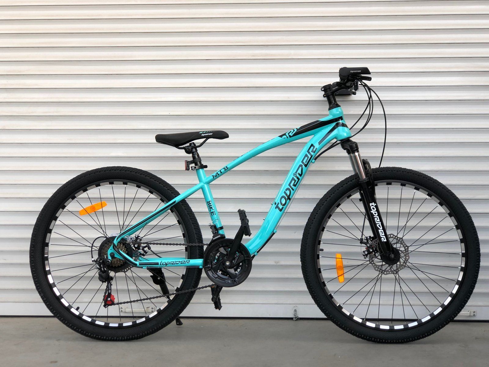 Горный велосипед TopRider 550 27,5" бирюзовый
