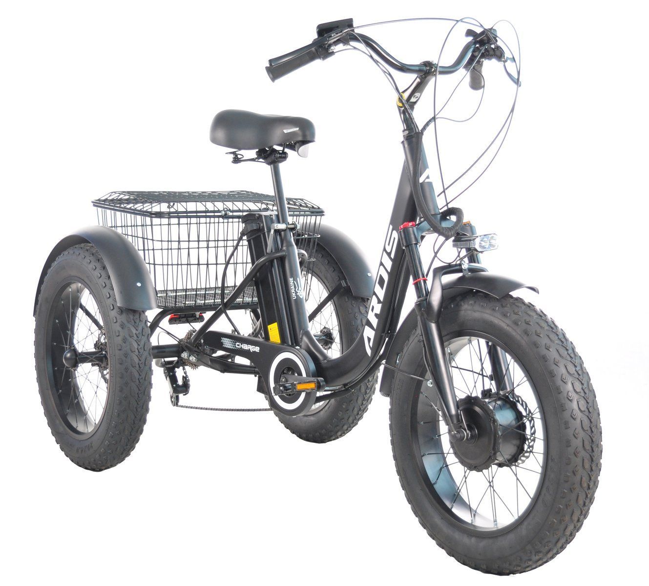 Електровелосипед Триколісний Ardis Charge 20" 500W 2026 чорний