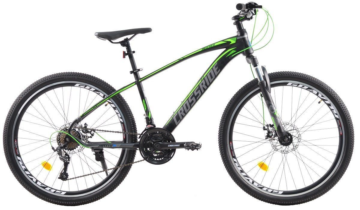 Горный Велосипед Crossride Matrix 26" 2026 салатовый + подарок