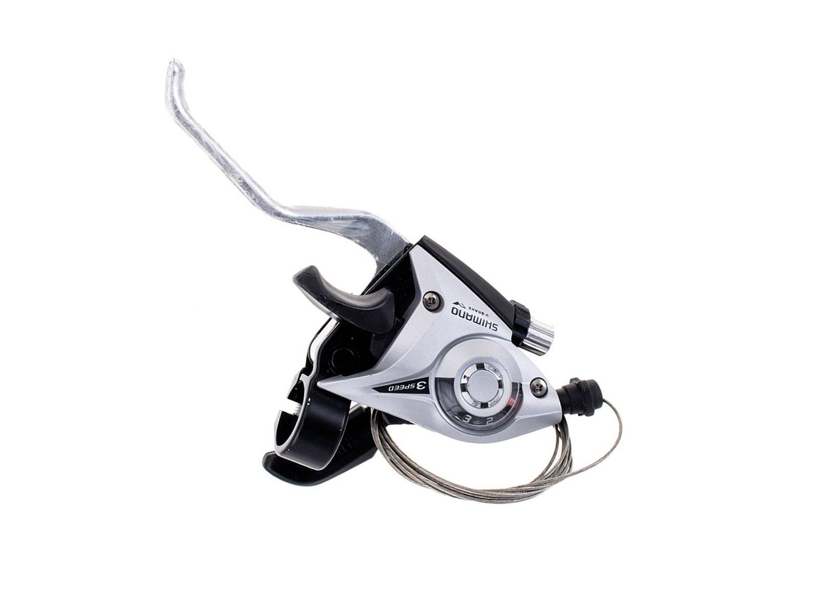 Шифтер Shimano Tourney ST-EF510 3 шв. + тросик сріблястий