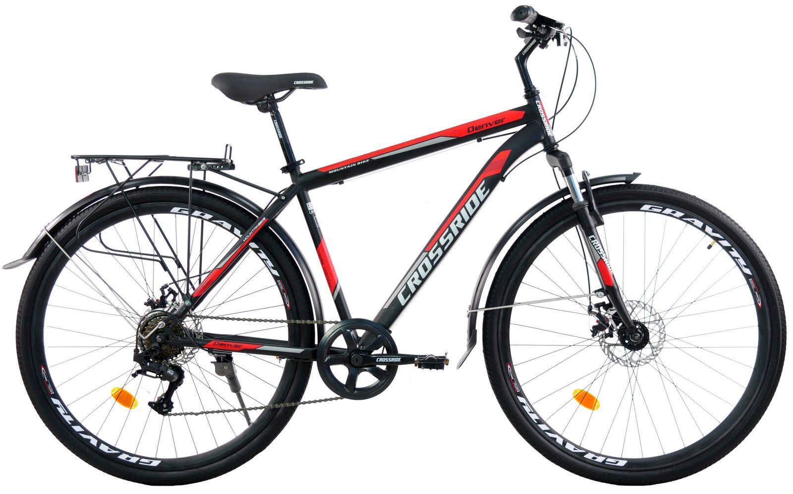 Велосипед Crossride Denver 28" - 17" 2025 чорний (укомплектований)