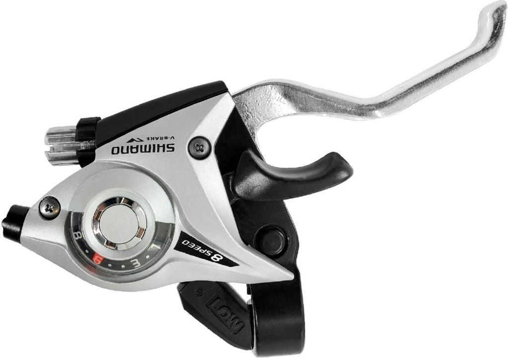Шифтер Shimano Tourney ST-EF51 8 шв. + тросик сріблястий