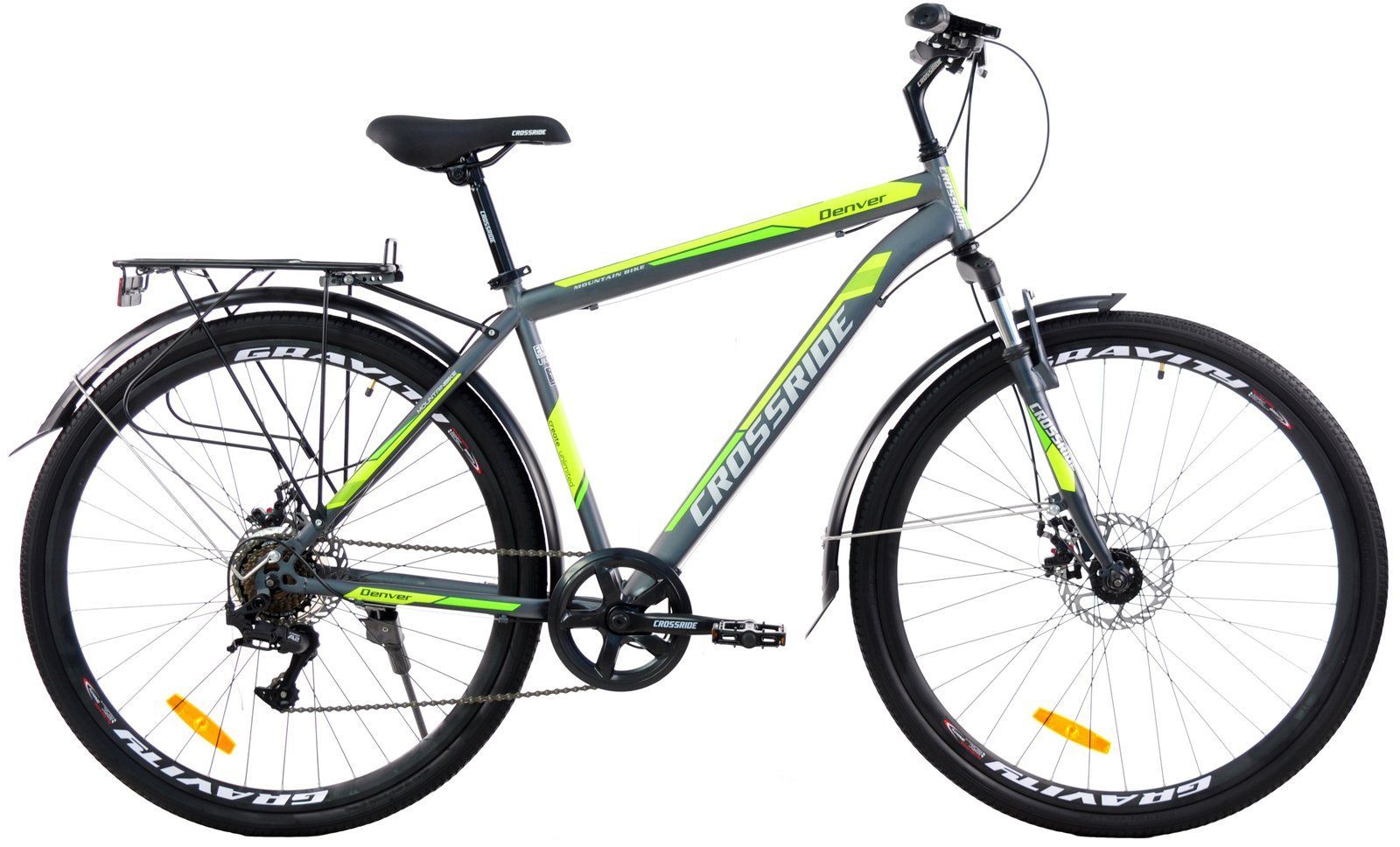 Велосипед Crossride Denver 28" - 17" 2025 сірий (укомплектований)