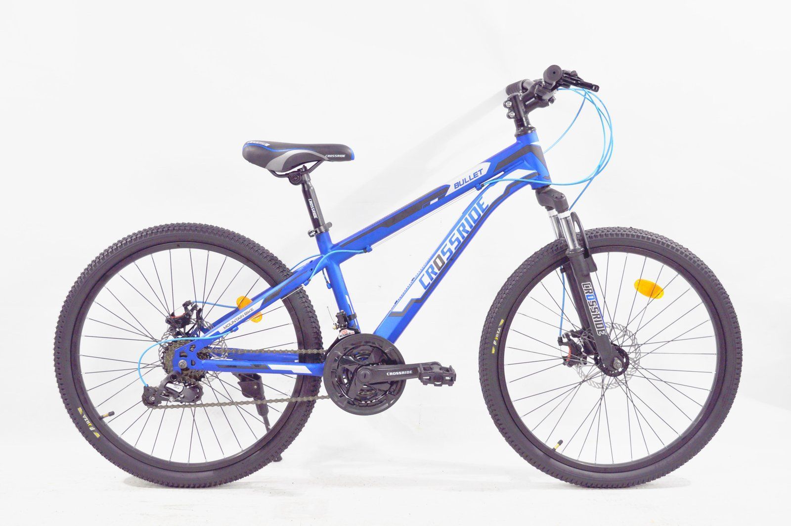 Горный велосипед Crossride BULLET 24" Синий 2025