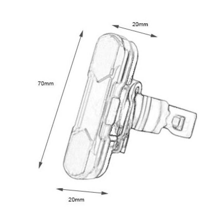 Стоп USB "Стріли" червоний