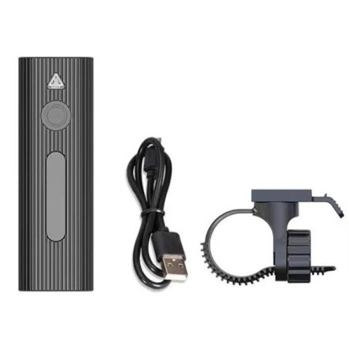 Фара USB &laquo;2-лучова Р12&raquo; алюмінієва, чорна