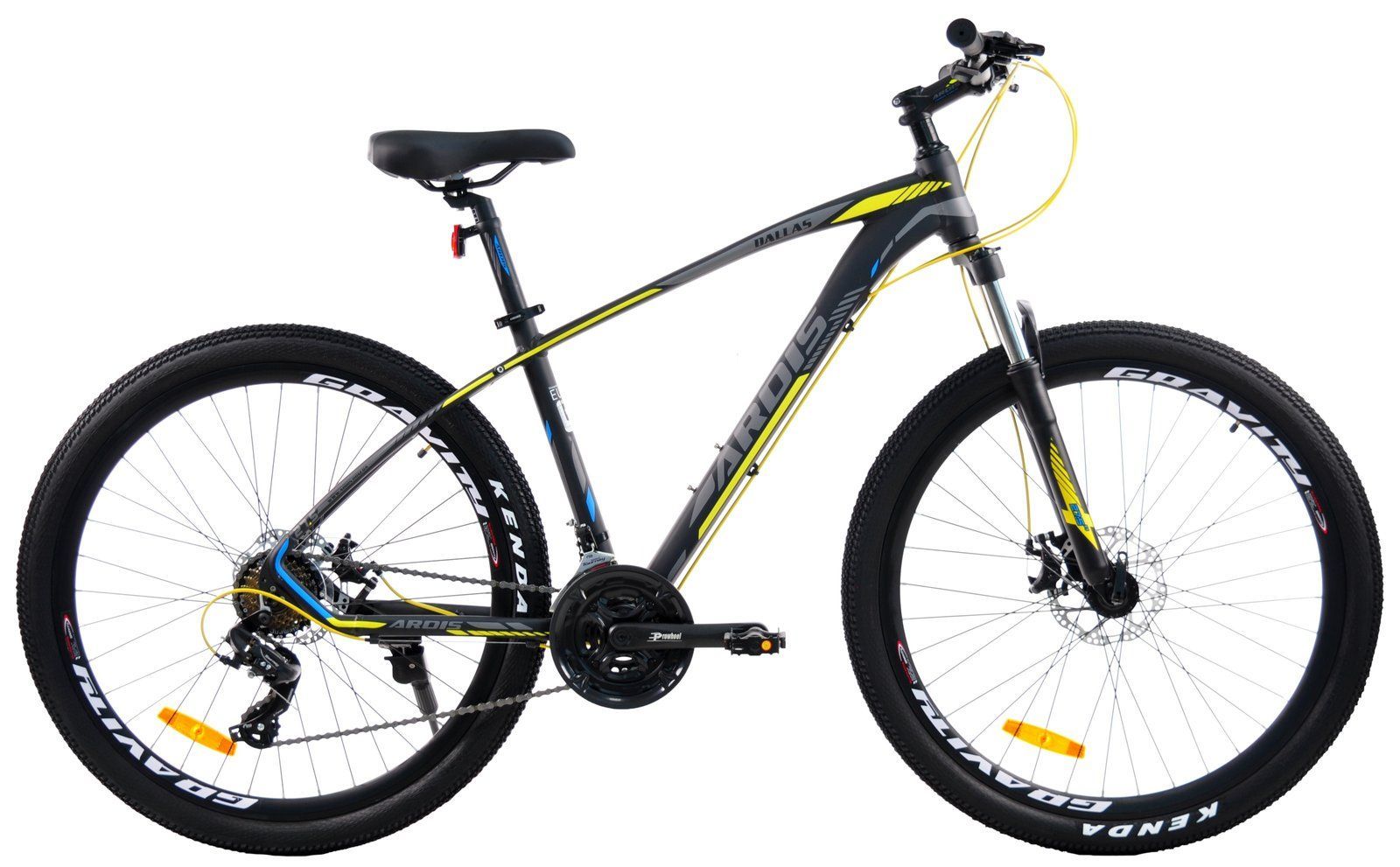 Велосипед Ardis Dallas 27.5" 19" 2026 жовтий + Подарунковий Набір
