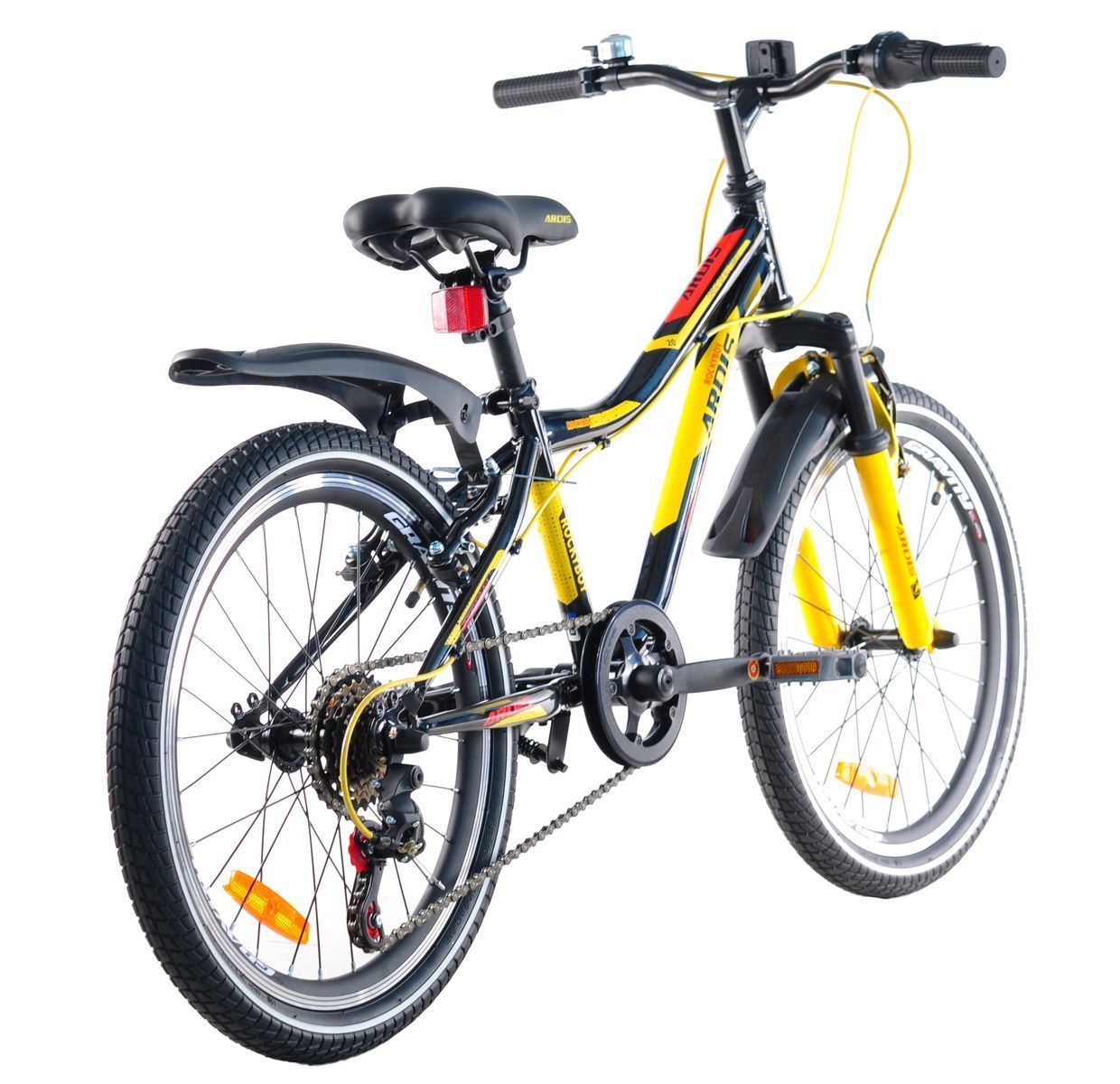 Дитячий Велосипед Ardis Rocky Boy 20" чорно-жовтий