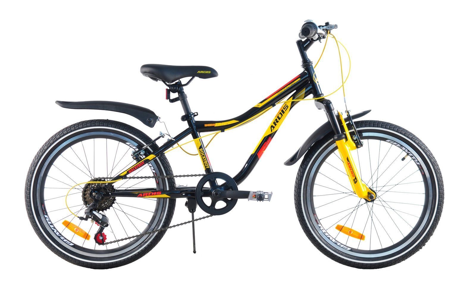 Дитячий Велосипед Ardis Rocky Boy 20" чорно-жовтий