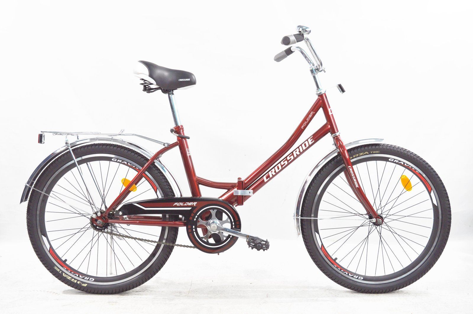 Складний Велосипед Crossride Folder 24" 2025 червоний
