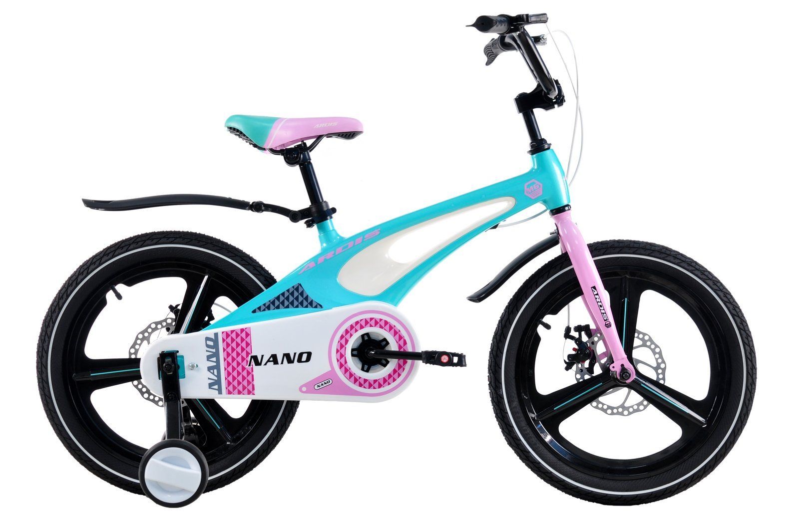 Велосипед Магнієвий Ardis Nano 18" бірюзово-рожевий 2026