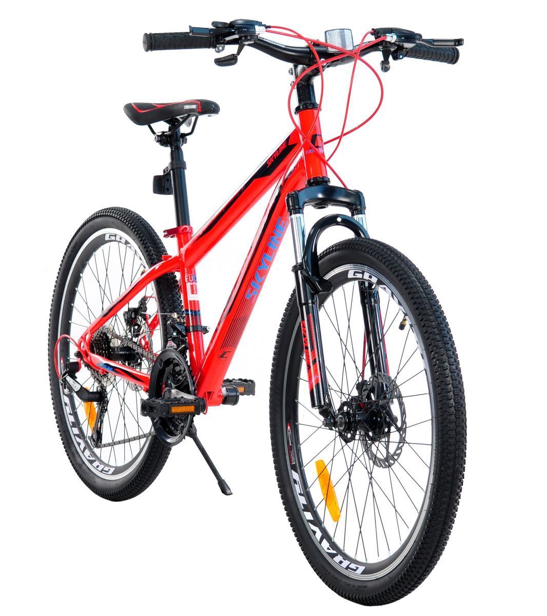 Велосипед Crossride Skyline 2.0 24" 13" 2025 червоний