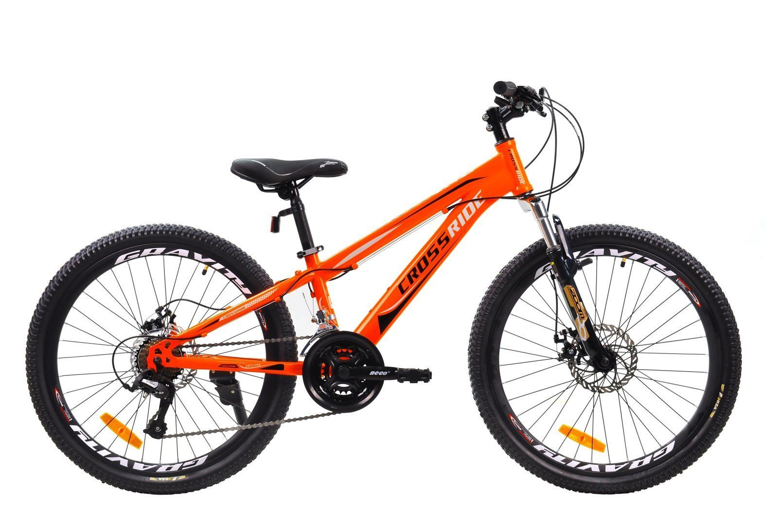 Горный велосипед Crossride Skyline 24" 2025 Оранжевый